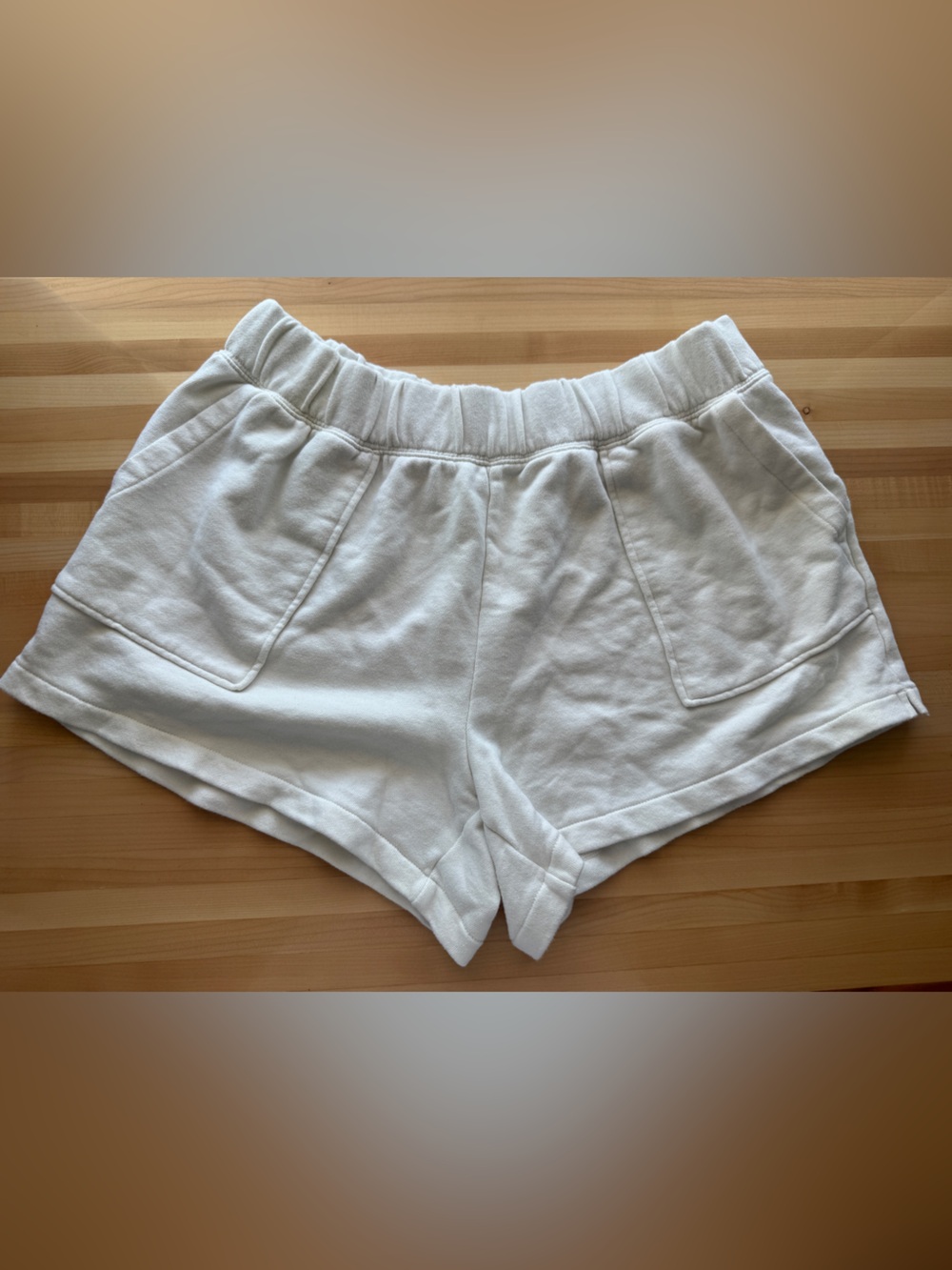 Aerie Go-To Fleece Short in Soft Muslin - Picture 2 of 10